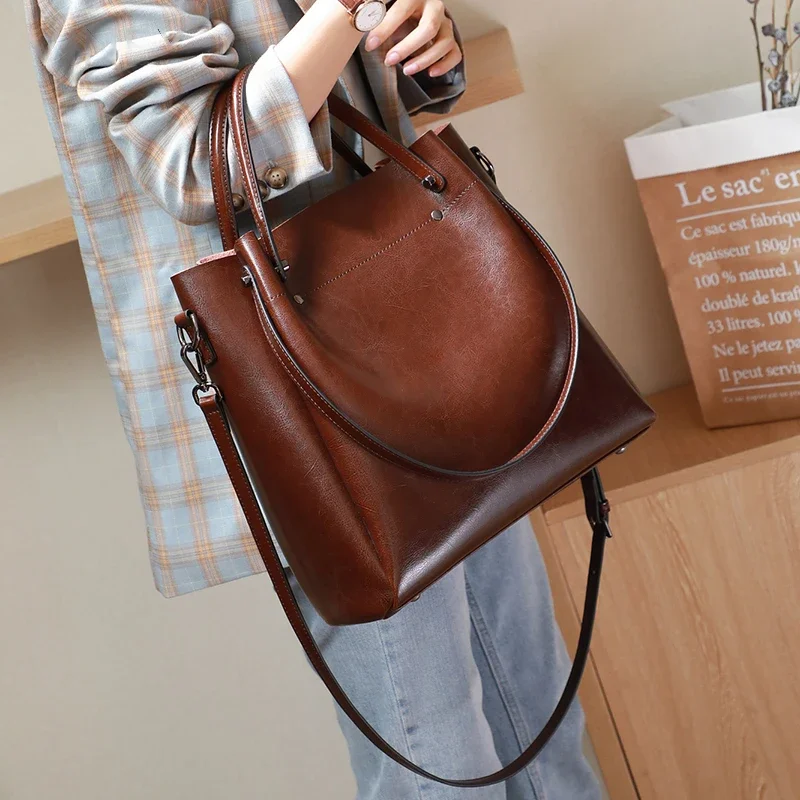 Xl Luxury Bags - Bolsa Tote de Couro Genuíno para