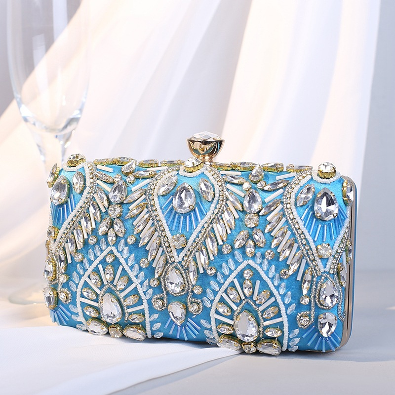 Luxury Bags Blue - Noite feminina bolsa de embreagem festa