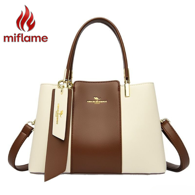 Luxury Bags Quiet - Bolsa Tote de Couro Genuíno para