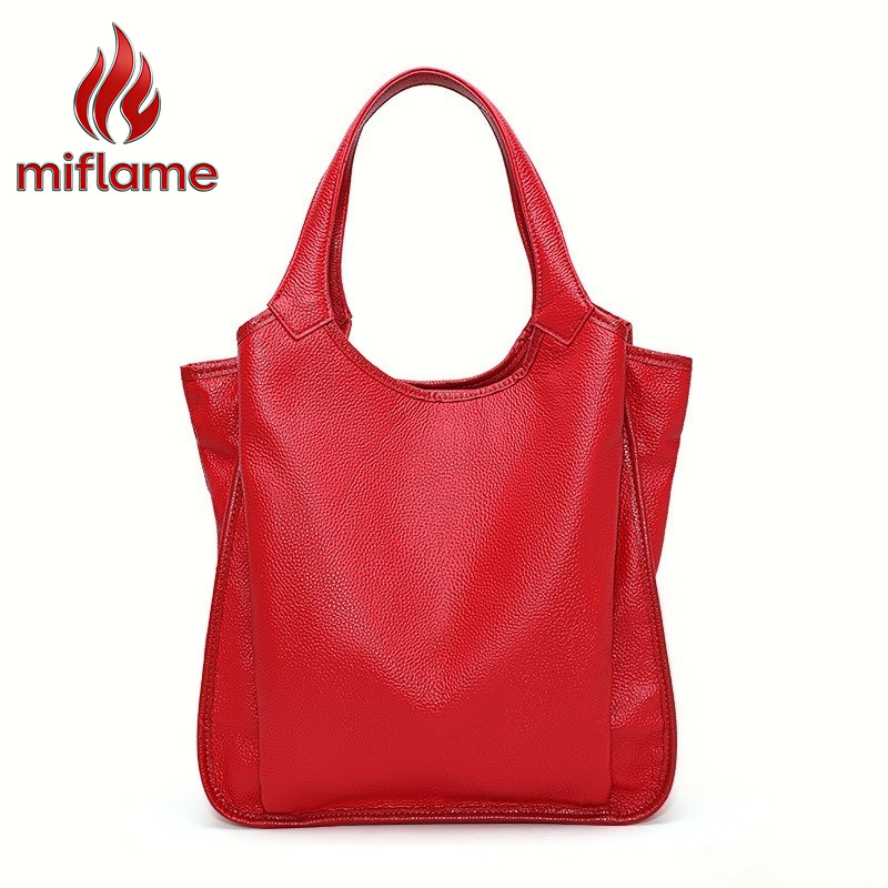 Luxury Bags Quiet - Bolsa de Ombro em Couro Genuíno