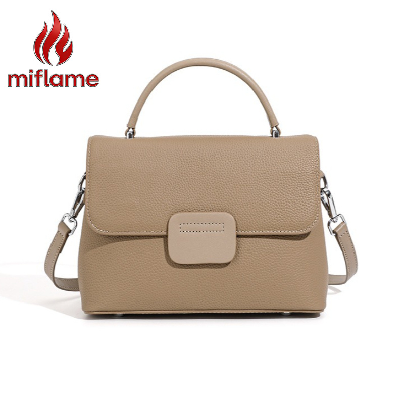 Luxury Bags Quiet - Bolsa de Ombro em Couro Legítimo