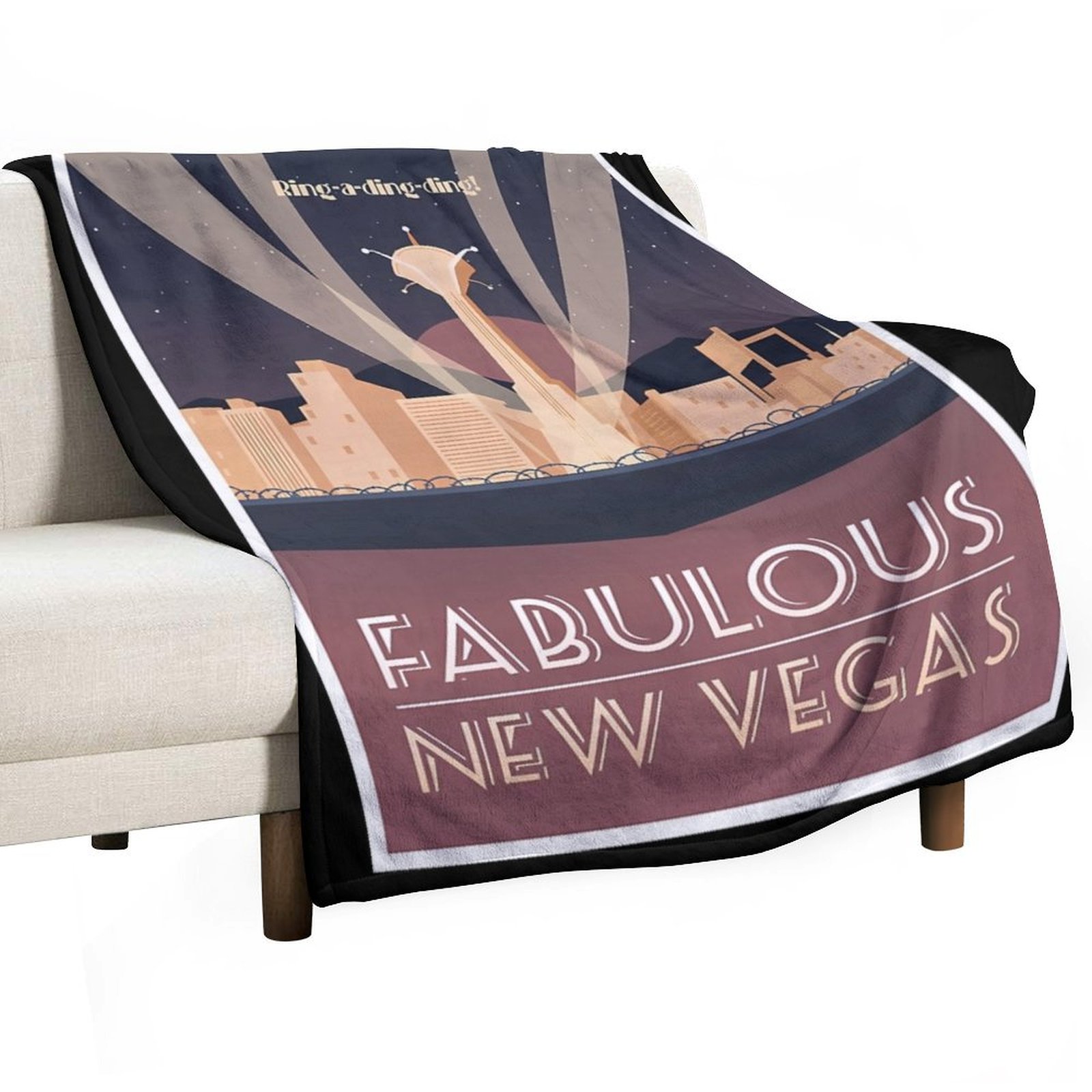 Luxury Bags Vegas - Fabulosa Manta Decorativa New Vegas (Minimalista)