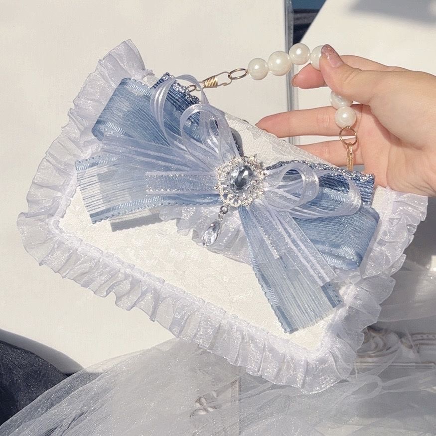 Lolita Lace Chain Bag para mul - Luxury Bags Blue avaliação e preço