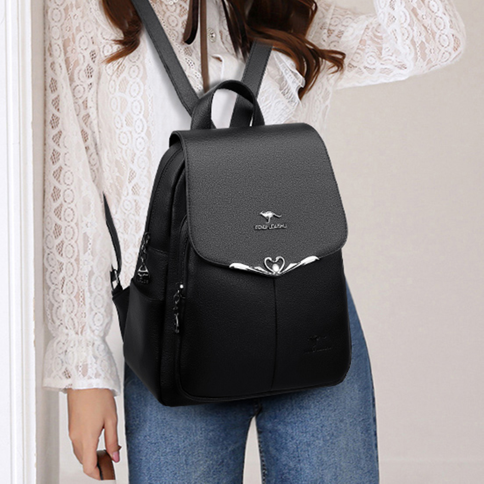 Mochila Escolar de Couro PU pa - Xl Luxury Bags avaliação e preço