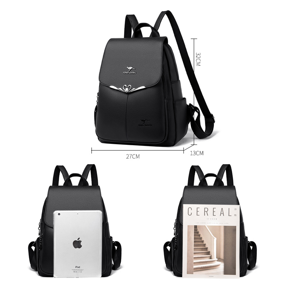Mochila Escolar de Couro PU pa - Xl Luxury Bags avaliação e preço