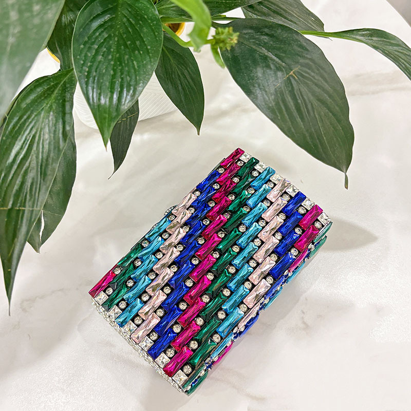 Feminino azul strass saco de n - Luxury Bags Blue avaliação e preço