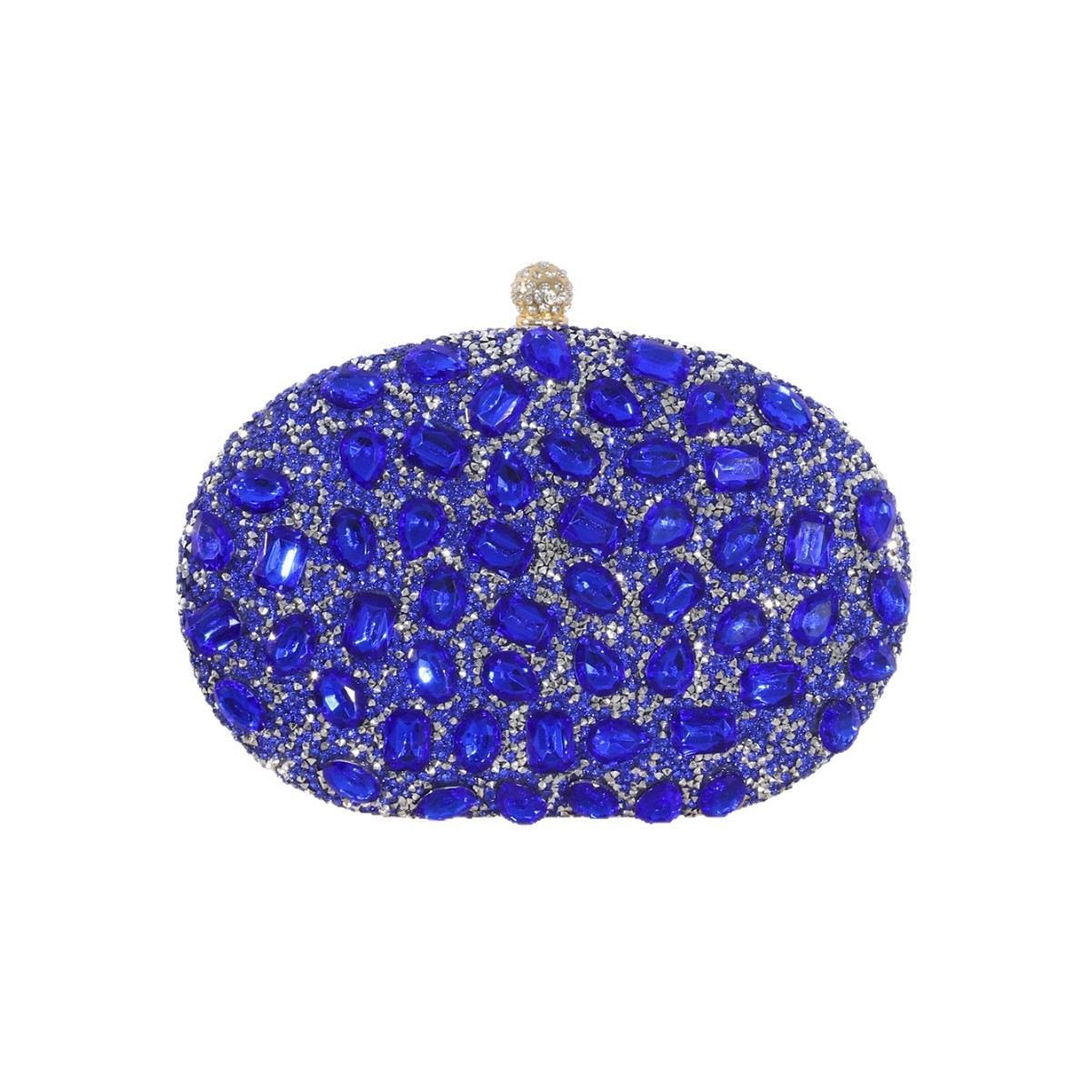 Bolsa de Jantar Oval Grande co - Luxury Bags Blue avaliação e preço