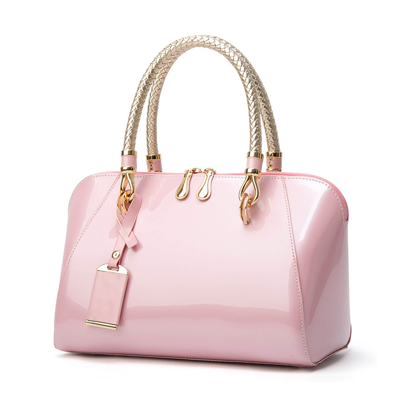 Bolsa Boston de couro brilhant - Luxury Bags Blue avaliação e preço