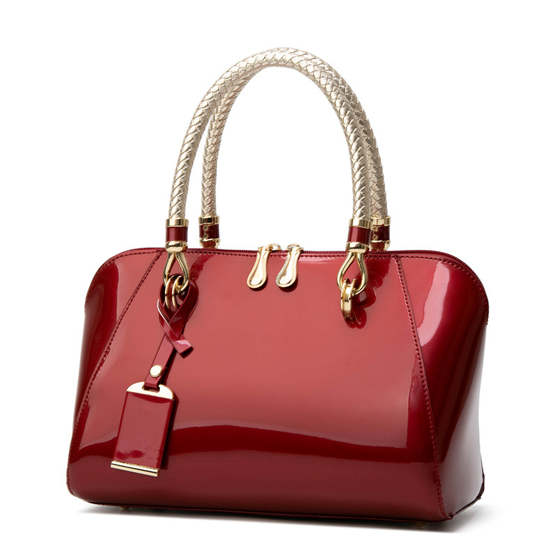 Bolsa Boston de couro brilhant - Luxury Bags Blue avaliação e preço