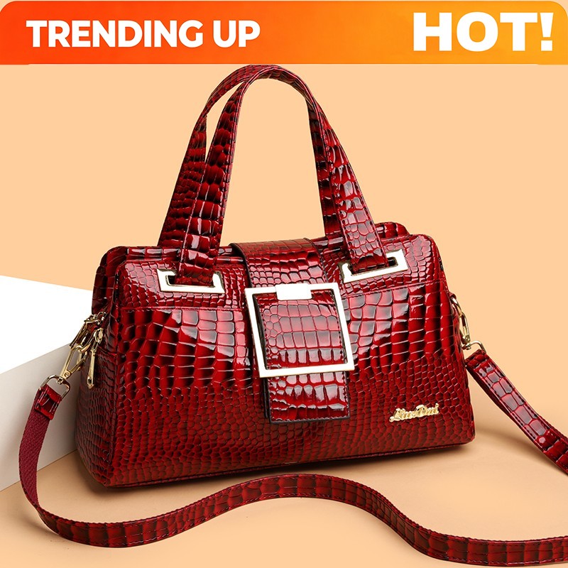 Bolsa de Luxo com Padrão de Cr - Luxury Bags With Zipper avaliação e preço