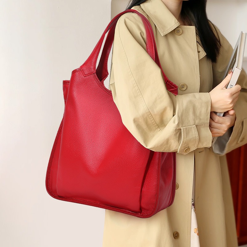 Bolsa de Ombro em Couro Genuín - Luxury Bags Quiet avaliação e preço