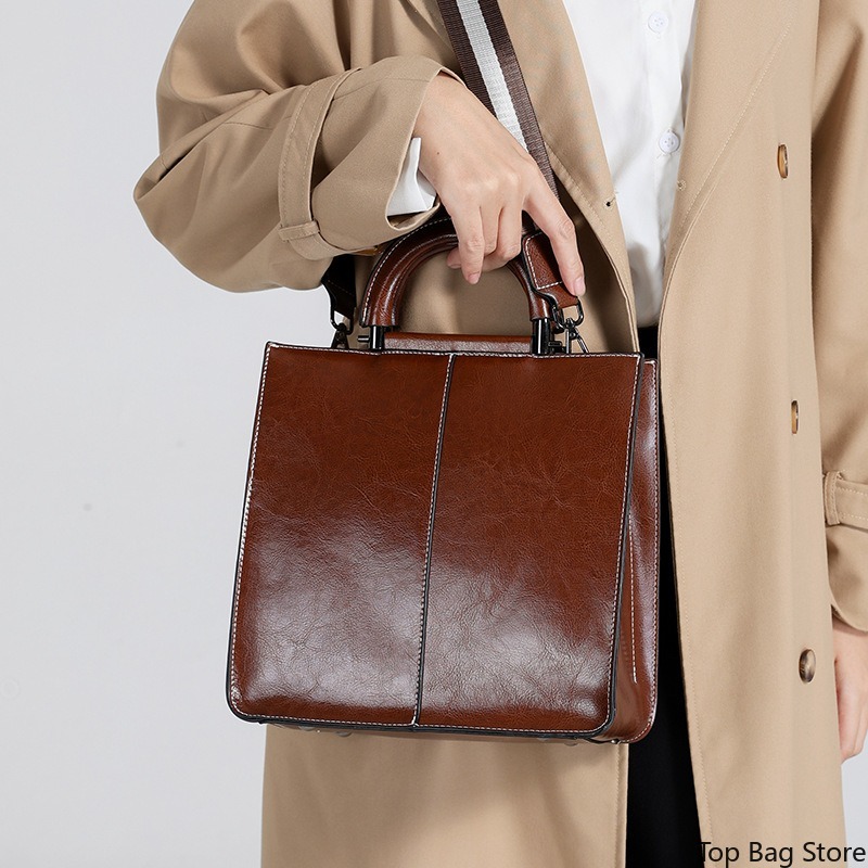 Bolsa Tote de Couro Genuíno pa - Luxury Bags Quiet avaliação e preço