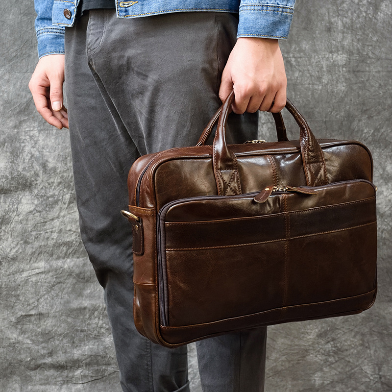 Bolsa De Couro Genuíno De Luxo - Luxury Zipper Bags avaliação e preço