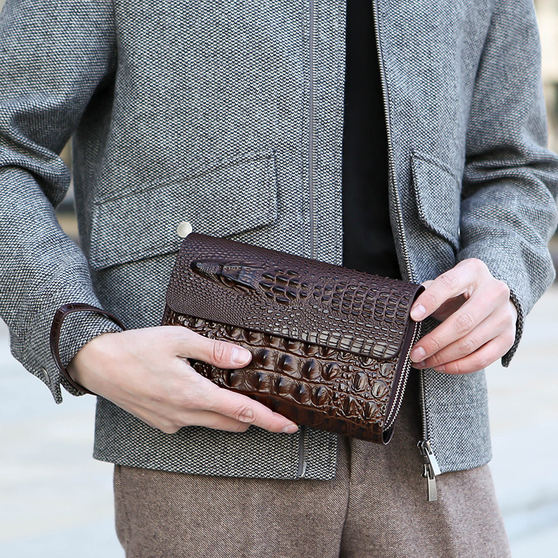 Nova bolsa masculina com padrã - Luxury Bags England avaliação e preço