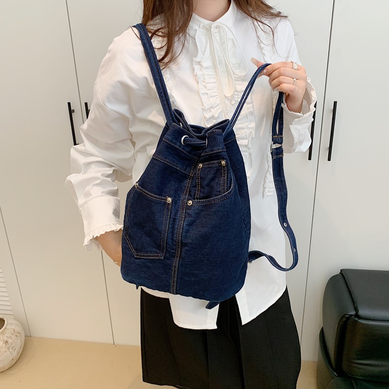 Mochilas Femininas de Denim, M - Luxury Bags Blue avaliação e preço