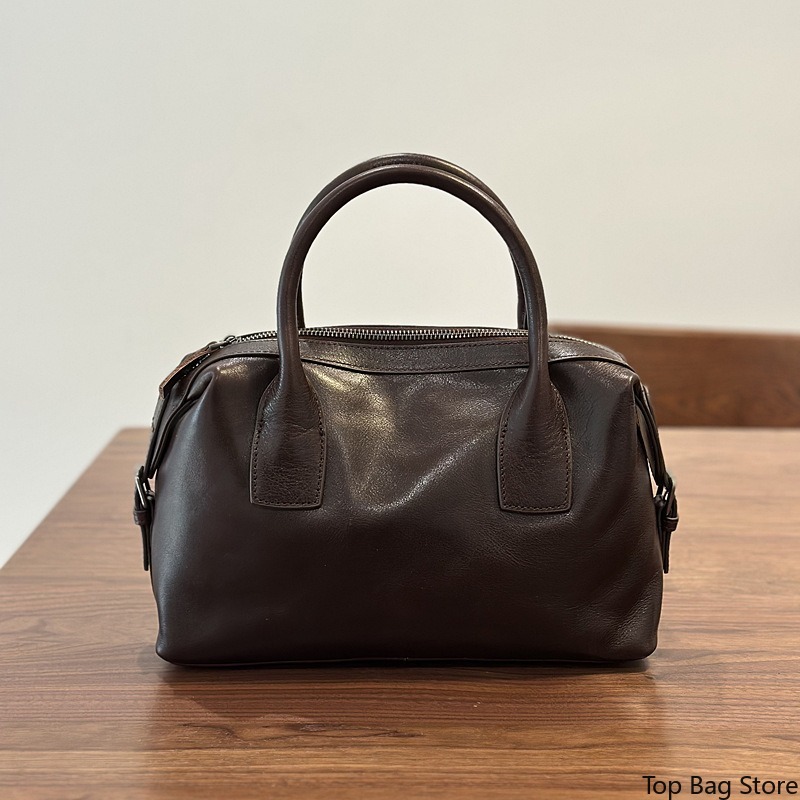 Bolsa Boston de Couro Genuíno  - Luxury Bags Quiet avaliação e preço