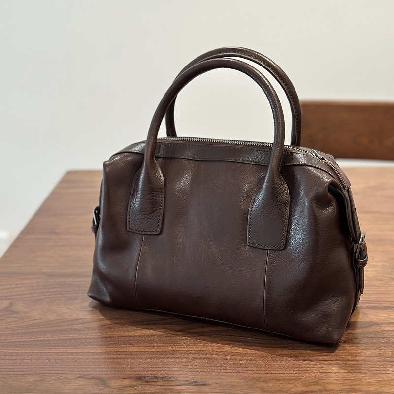 Bolsa Boston de Couro Genuíno  - Luxury Bags Quiet avaliação e preço