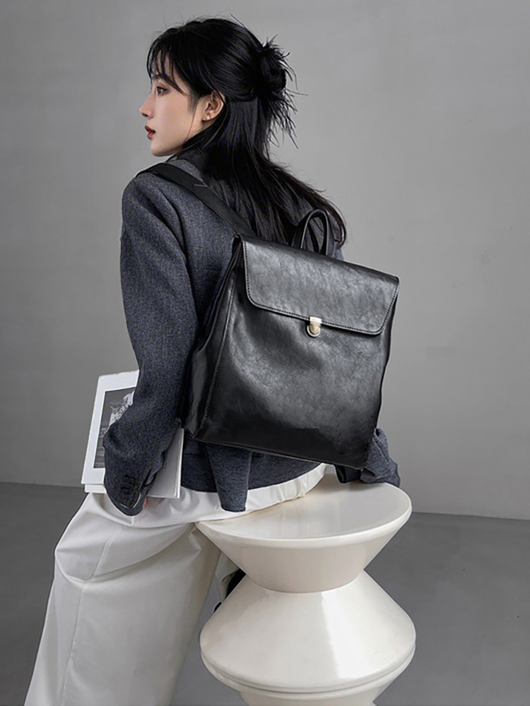 Mochila de couro genuíno de ma - Luxury Bags With Zipper avaliação e preço