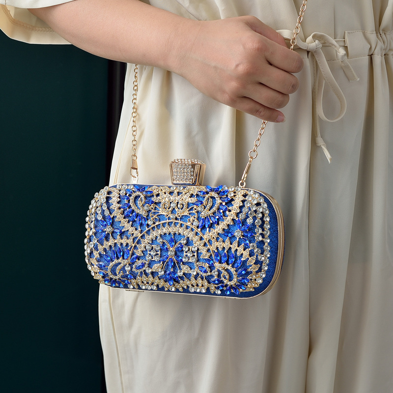 Mulheres embreagem festa de lu - Luxury Bags Blue avaliação e preço