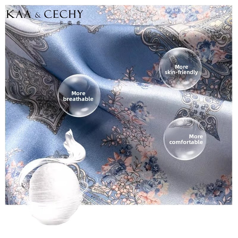 Lenço Quadrado de Seda 100% Am - Luxury Bags Blue avaliação e preço