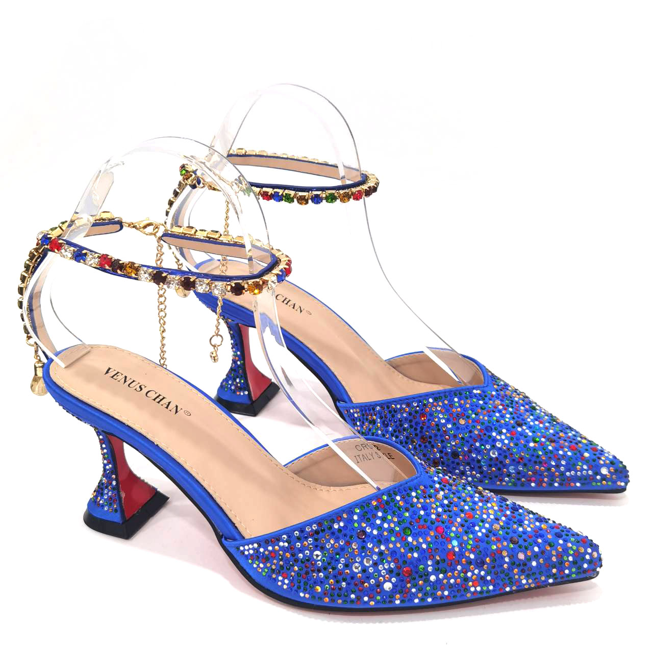 Sapatos pontiagudos e conjunto - Luxury Bags Blue avaliação e preço