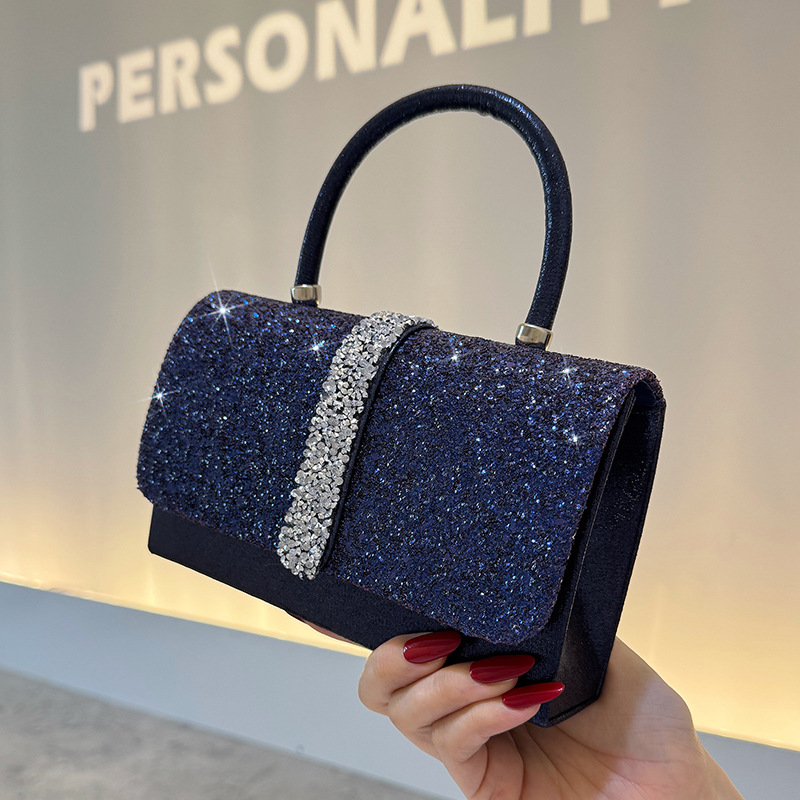 Bolsa de noite luxuosa brilhan - Luxury Bags Blue avaliação e preço